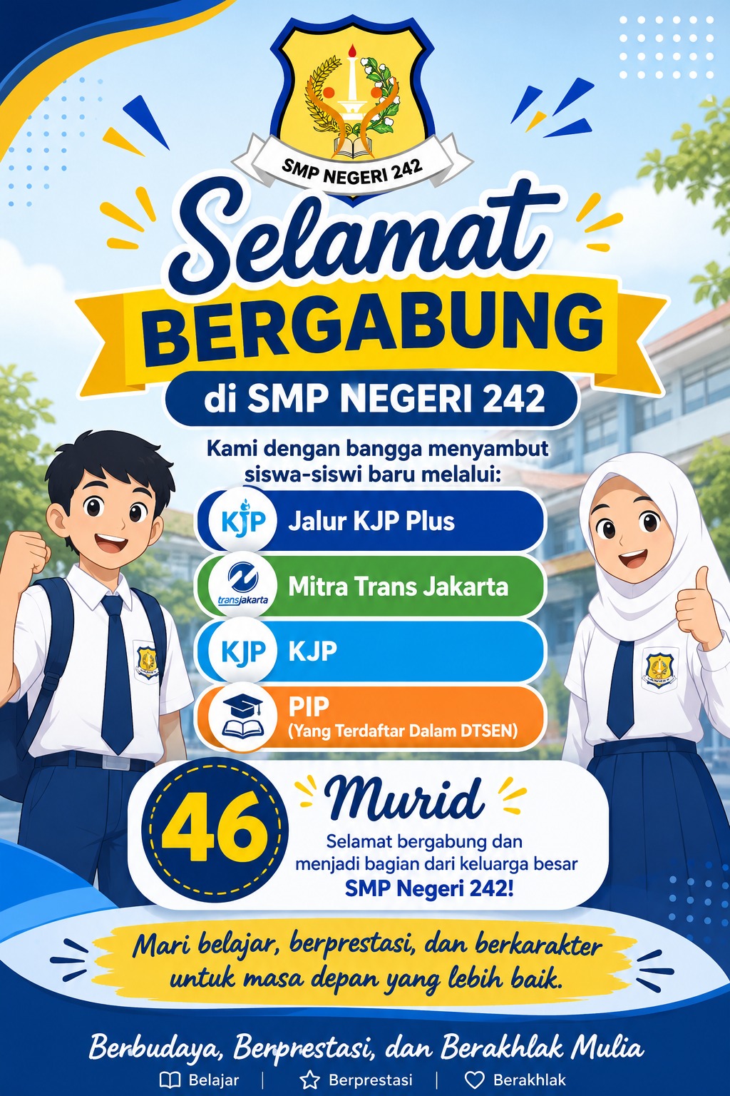 SPMB  (Sistem Penerimaan Murid Baru ) SMP NEGERI 242